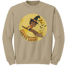 Load image into Gallery viewer, Funny Witchy Vibes Betty Boop Halloween Sweatshirt, Spooky Season Sweatshirt Halloween Gift For Her Halloween Party Sweatshirt Halloween Boo
