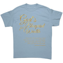 Load image into Gallery viewer, God_Christ_Shirt_Religious_Print_T-shir_Light_Blue_Front_Mockup.png
