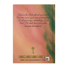 Load image into Gallery viewer, Gods_foot_print_hardcover_notebook_Cover_Back_Mockup.png
