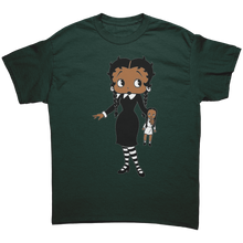 Load image into Gallery viewer, Halloween_Shirt_Betty_Boop_Tshirt_Wedn_Forest_Green_Mockup.png
