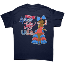 Load image into Gallery viewer, Happy_4th_of_July_Shirt_Betty_Boop_Black_Navy_Front_Mockup.png
