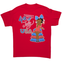 Load image into Gallery viewer, Happy_4th_of_July_Shirt_Betty_Boop_Black_Red_Front_Mockup.png
