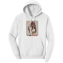 Load image into Gallery viewer, I_Am_Loved_Hoodie_Valentines_Womens_Hoo_White_Front_Mockup.png
