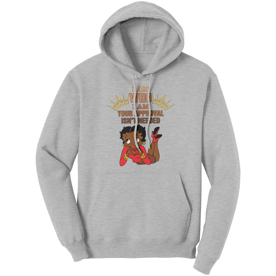 I_Am_Who_I_Am_Hoodie_Betty_Boop_Hoodie_Ash_Front_Mockup.png