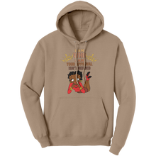 Load image into Gallery viewer, I_Am_Who_I_Am_Hoodie_Betty_Boop_Hoodie_Sand_Front_Mockup.png
