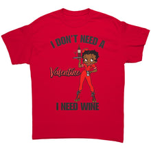 Load image into Gallery viewer, I Dont Need a Valentine Shirt, Cute Valentine Tshirt, Betty Boop Valentine Womens Clothing, Valentines Day Gift, Valentine Gift For Her
