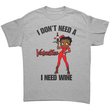 Load image into Gallery viewer, I Dont Need a Valentine Shirt, Cute Valentine Tshirt, Betty Boop Valentine Womens Clothing, Valentines Day Gift, Valentine Gift For Her
