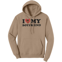 Load image into Gallery viewer, I Love My Boyfriend Hoodie, Cute Valentine Hoodie I Heart My Boyfriend Hoodie Valentines Day Hoodie Valentines Gift For Her Anniversary Gift
