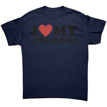 Load image into Gallery viewer, I Love My Girlfriend Shirt, Valentine Shirt, I Heart My Girlfriend Shirt, Valentine&#39;s Day Tshirt, Valentines Gift For Boyfriend Shirt Unisex
