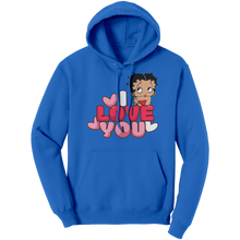 Load image into Gallery viewer, I_Love_You_Betty_Boop_Hoodie_I_Love_You_Royal_Front_Mockup.png
