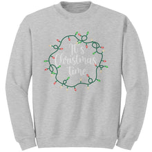 Load image into Gallery viewer, It&#39;s Christmas Time Sweatshirt, Merry Christmas Sweatshirt, Cute Christmas Sweatshirt, Christmas Present, Christmas Gifts, Black Friday Sale
