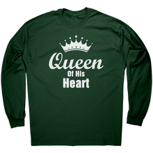 Load image into Gallery viewer, King_of_Her_Heart_Shirt_Queen_of_His_Hea_Forest_Green_Mockup.png

