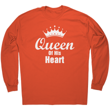 Load image into Gallery viewer, King_of_Her_Heart_Shirt_Queen_of_His_Hea_Orange_Mockup.png
