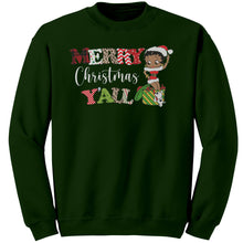 Load image into Gallery viewer, Merry Christmas You All Sweatshirt, Christmas Sweatshirt, Betty Boop Sweatshirt, Unique Christmas Gifts Her, Betty Boop , Womens Sweatshirt
