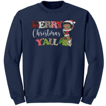 Load image into Gallery viewer, Merry Christmas You All Sweatshirt, Christmas Sweatshirt, Betty Boop Sweatshirt, Unique Christmas Gifts Her, Betty Boop , Womens Sweatshirt
