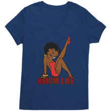 Load image into Gallery viewer, Mom_Life_Betty_Boop_Shirt_Cute_Betty_Bo_Deep_Royal_Mockup.png
