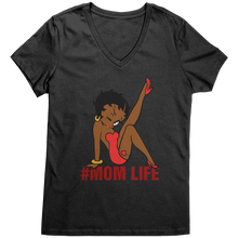 Load image into Gallery viewer, Mom_Life_Betty_Boop_Shirt_Cute_Betty_Bo_Jet_Black_Mockup.png
