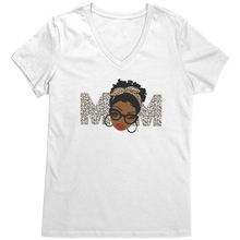 Load image into Gallery viewer, Mom_Vneck_Shirt_Mom_Shirt_Mom_Tshirt__Bright_White_Mockup.png
