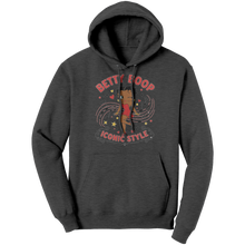 Load image into Gallery viewer, Music_Lover_Iconic_Style_Betty_Boop_Hood_Dark_Heather_Front_Mockup.png
