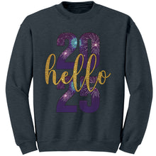 Load image into Gallery viewer, New Year Sweatshirt, Hello 2025 Sweatshirt, Happy New Year Sweater, Christmas Sweatshirt, Christmas Gift For Family Sweatshirt Gift
