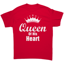 Load image into Gallery viewer, Queen_of_His_Heart_Shirt_King_of_Her_Hea_Red_Front_Mockup.png
