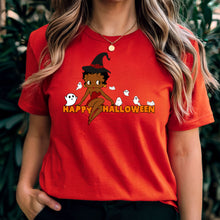 Load image into Gallery viewer, Betty Boop Shirt Cute Betty Boop Halloween Shirt Spooky Season Shirt Funny Halloween Gift For Her Witchy Halloween Happy Halloween Shirt
