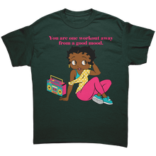 Load image into Gallery viewer, Retro_Shirt_Retro_Betty_Boop_Shirt_Cut_Forest_Green_Mockup.png
