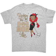 Load image into Gallery viewer, Rocking_The_Dog_Mom_Life_Shirt_Mom_Shir_Ash_Grey_Front_Mockup.png

