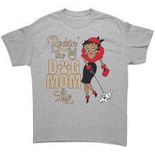 Load image into Gallery viewer, Rocking_The_Dog_Mom_Life_Shirt_Mom_Shir_Sport_Grey_Front_Mockup.png
