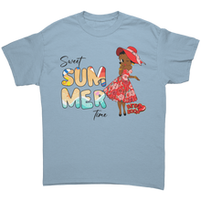Load image into Gallery viewer, Sweet_Summer_Shirt_Betty_Boop_Summer_Ts_Light_Blue_Front_Mockup.png
