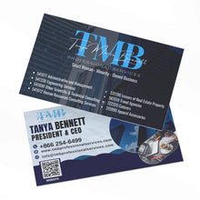 Load image into Gallery viewer, TMB Professional Services Business Cards
