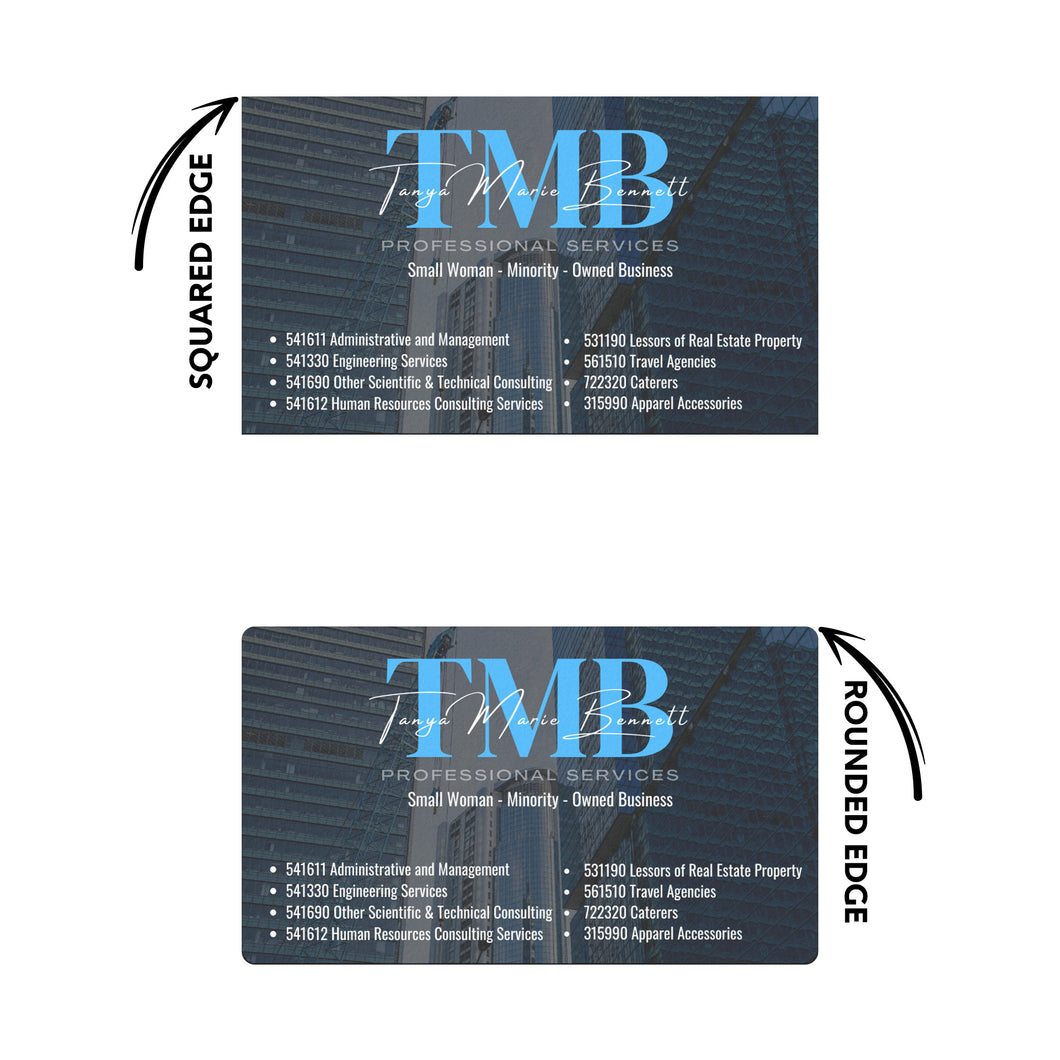 TMB Professional Services Business Cards
