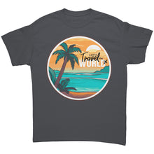 Load image into Gallery viewer, Travel Shirt, Lets Travel the World Shirt, World Traveler Shirt, Gift for Traveler Tshirt, Vacation Shirt, Adventure Shirt, Souvenir Gift
