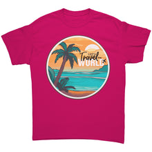 Load image into Gallery viewer, Travel Shirt, Lets Travel the World Shirt, World Traveler Shirt, Gift for Traveler Tshirt, Vacation Shirt, Adventure Shirt, Souvenir Gift
