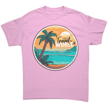 Load image into Gallery viewer, Travel Shirt, Lets Travel the World Shirt, World Traveler Shirt, Gift for Traveler Tshirt, Vacation Shirt, Adventure Shirt, Souvenir Gift
