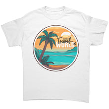 Load image into Gallery viewer, Travel Shirt, Lets Travel the World Shirt, World Traveler Shirt, Gift for Traveler Tshirt, Vacation Shirt, Adventure Shirt, Souvenir Gift
