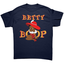 Load image into Gallery viewer, Vintage_Betty_Boop_Shirt_Retro_Betty_Bo_Navy_Front_Mockup.png
