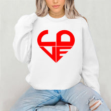 Load image into Gallery viewer, Love Sweatshirt, Couple Sweatshirt, Lovers Valentine Sweatshirt, Valentine Shirt, Valentines Gift, Couple Gifts, Lovers Matching Sweatshirt
