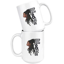 Load image into Gallery viewer, Keep Calm &amp; Loc On Mug for Hot or Cold Beverages

