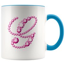 Load image into Gallery viewer, Initial G | Monogram Coffee Mug | Custom Letter Mug | Bling Style | Initial Letter Cup

