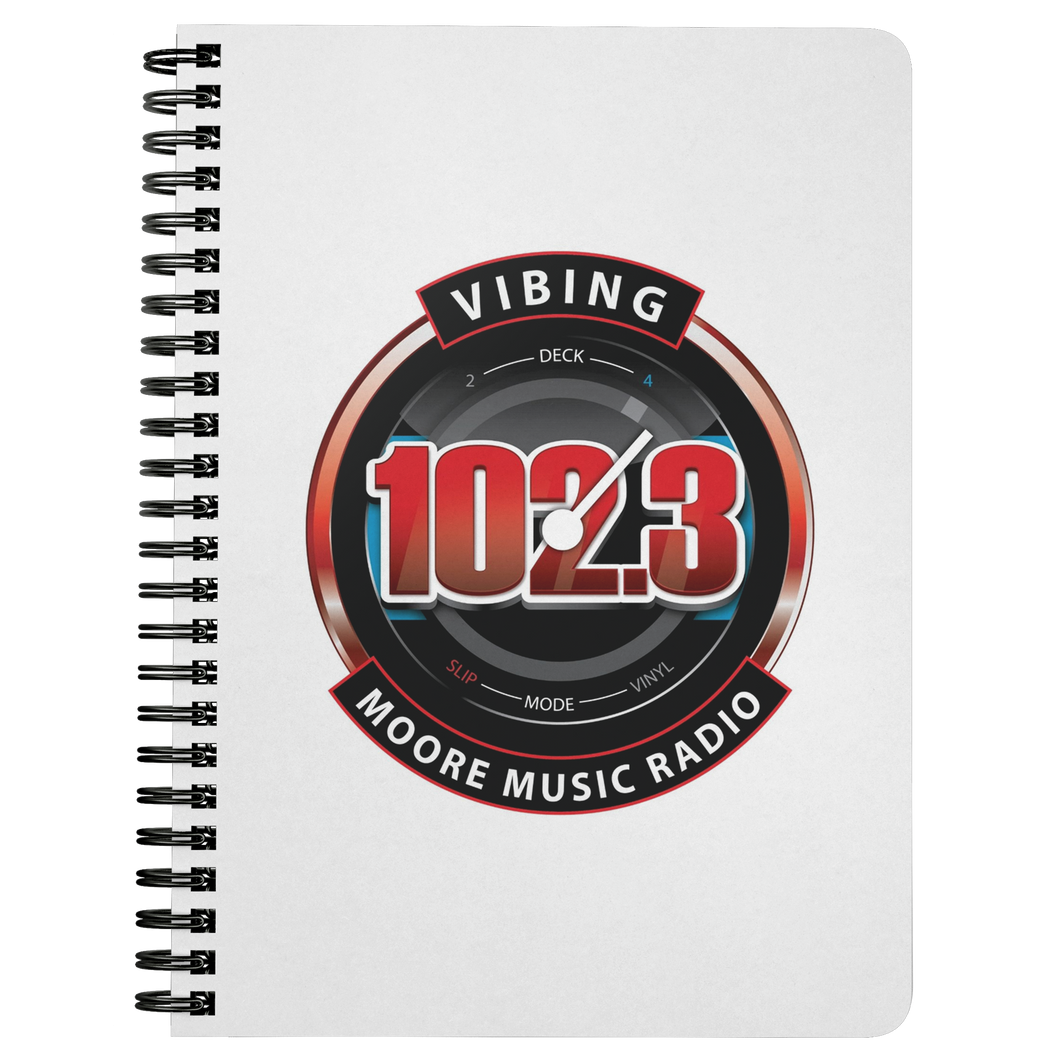 Vibing 102.3 Spiralbound Notebook