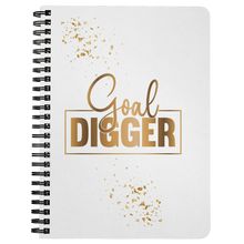 Load image into Gallery viewer, Goal Digger | Gold Motivation | Inspire | Affirmation | Boss Lady | Journal
