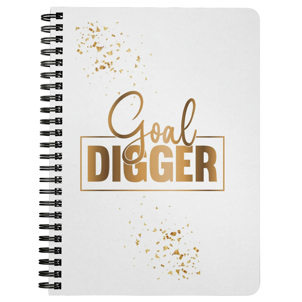 Goal Digger | Gold Motivation | Inspire | Affirmation | Boss Lady | Journal