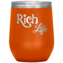 Load image into Gallery viewer, Rich Life Wine Tumbler | Drinks for Her
