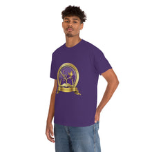 Load image into Gallery viewer, New Restoration Purple/Gold Unisex Heavy Cotton Tee
