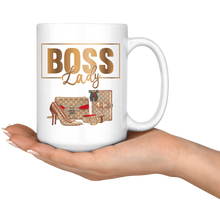 Load image into Gallery viewer, Boss Lady Red Luxury Design Mug for Hot or Cold Beverages
