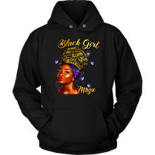 Load image into Gallery viewer, Black Girl Magic (Gold Hoodie)
