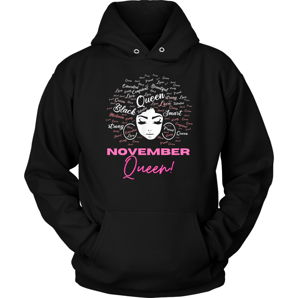 November Queen | Birthday Hoodie | Gifts for Her | Birthday Gifts | Scorpio Birthday