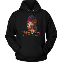 Load image into Gallery viewer, Libra Queen | Birthday Hoodie | Gifts for Her | October Birthday | Zodiac
