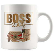 Load image into Gallery viewer, Boss Lady Red Luxury Design Mug for Hot or Cold Beverages
